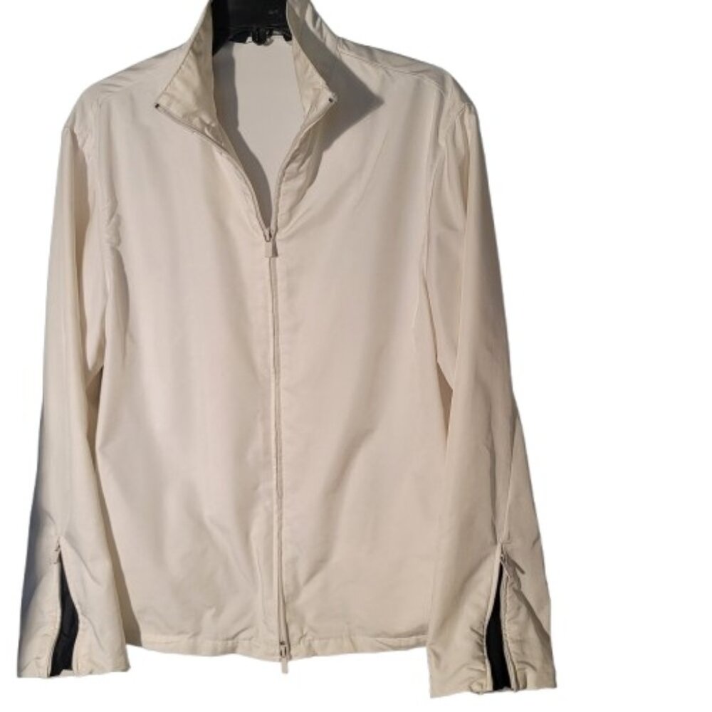 Ralph Lauren Polo Golf Zip Front White Jacket Size: S
